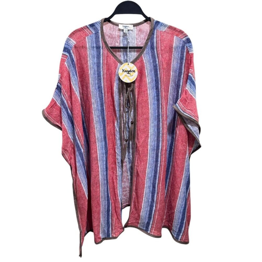 Hayden Los‎ Angeles Womens Size S/M Tie Front Swim Coverup Kimono ~ NWT